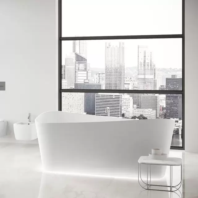 Novellini Infinitive Ванна отдельностоящая 170х75х70см,, с донным клапаном click-clack, novotech, цвет: белый матовый