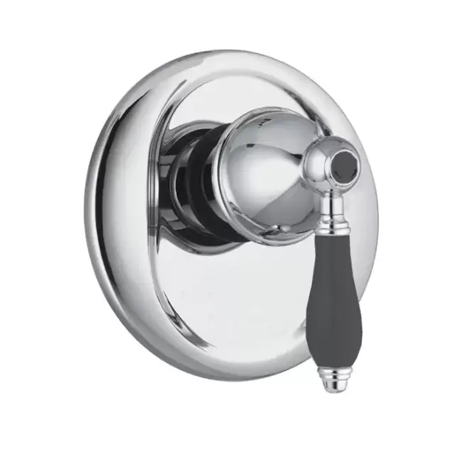 Fima Carlo Frattini Herend Смеситель для душа, встраиваемый, черные ручки, цвет: хром