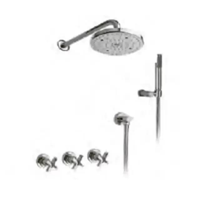 Nicolazzi Monte Croce Душевого набора, верхний душ 20см., смеситель, ручной душ,  цвет: хром