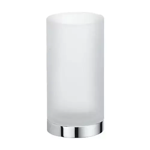 Colombo Nordic Стакан настольный, цвет: хром/матовое стекло