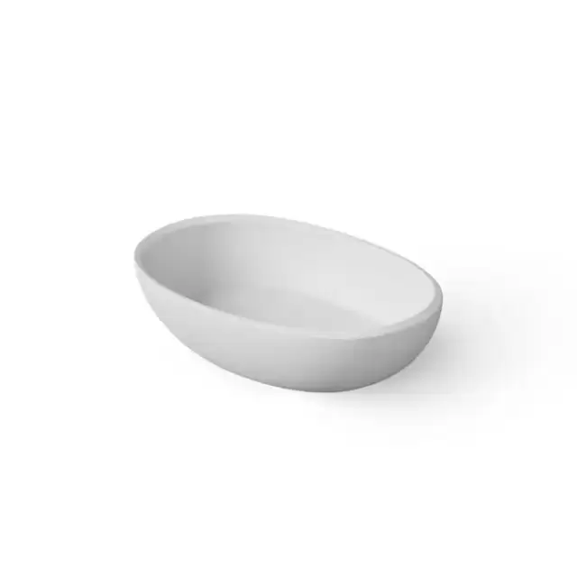 Dea Design Washbasins Раковина 60х40х15.5-14.5см., накладная, без отв., Solid Surface, цвет: White №18