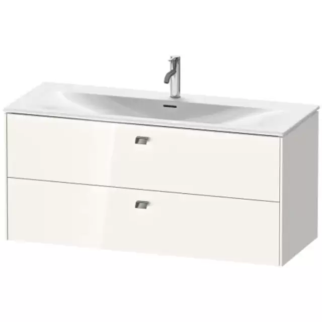 Duravit Brioso База подвесная 122x47.9x55.5см с раковиной, 2 ящика, цвет: глянцевый белый