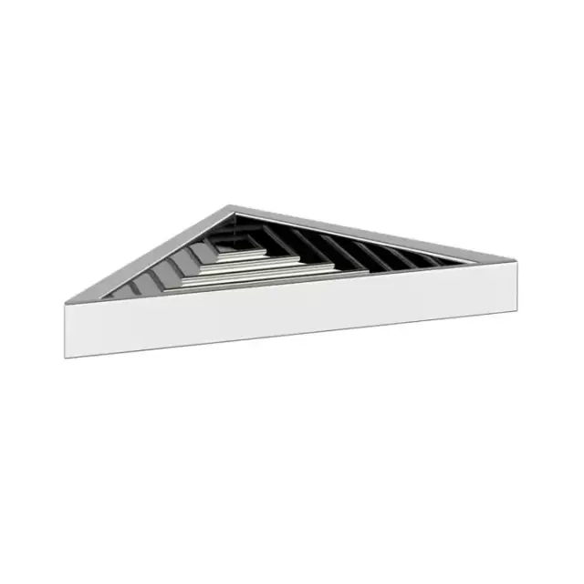 Gessi Rettangolo Полочка-решетка угловая для ванны или душа, подвесной, цвет: хром