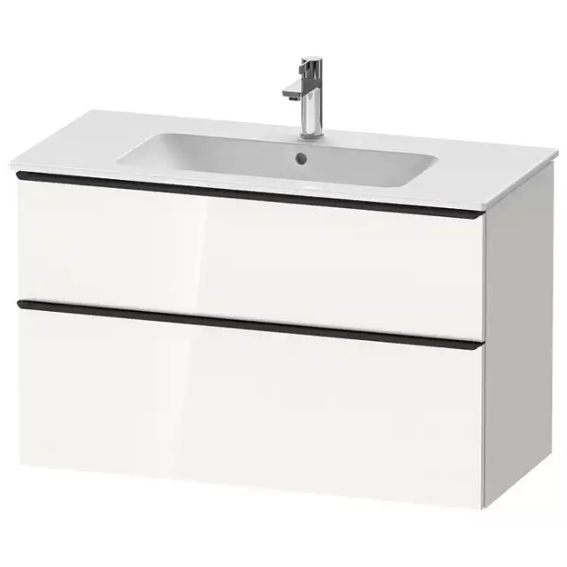 Duravit D-Neo Тумбочка подвесная 101х46.2x62.5см., раковина, 1 ящик цвет: белый высокоглянцевый