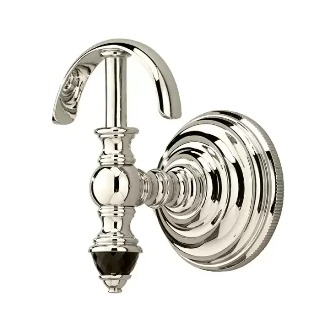 Devon&Devon Black Diamond Крючок вешалка, подвесной, цвет: черный/никель блестящий