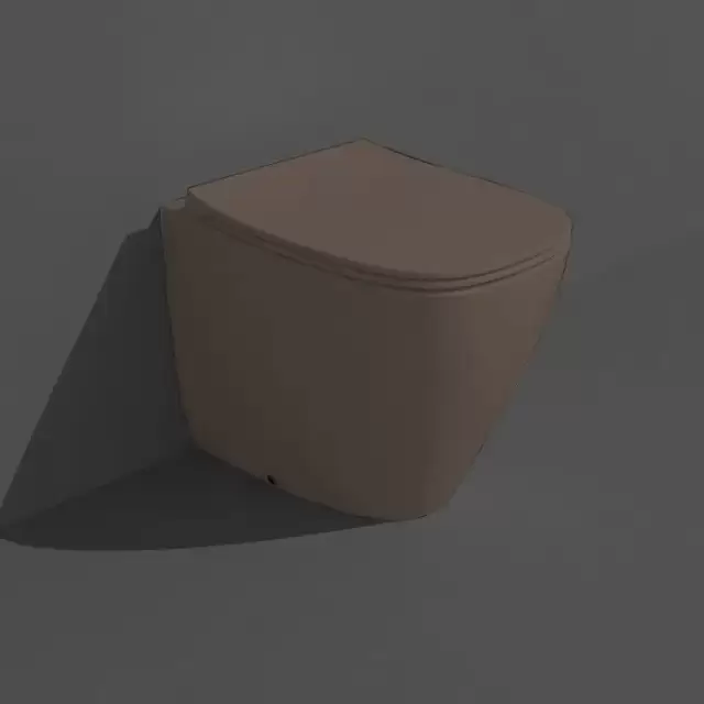 Simas Juniper Унитаз напольный 53,5x370xh42см, смыв Tornado, безободковый, цвет: moca matt