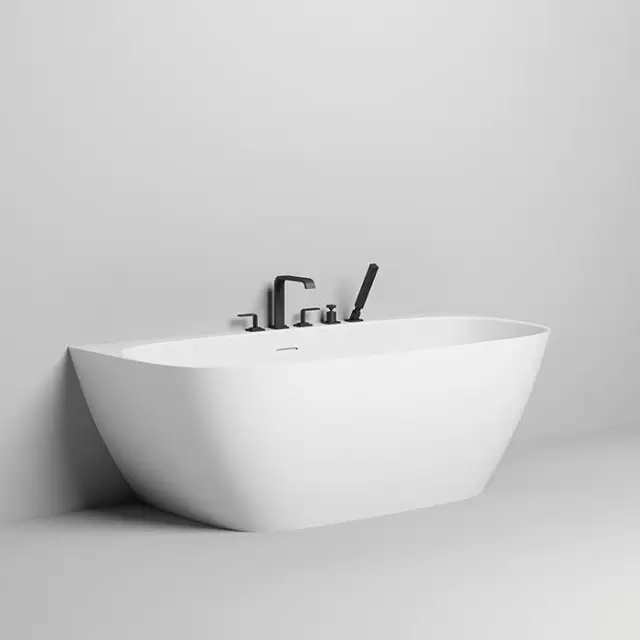 Salini Sofia Wall 160 Ванна пристенная 160х80х59см., донный клапан "Up&Down", сифон, слив-перелив, материал: S-stone, цвет: белый матовый