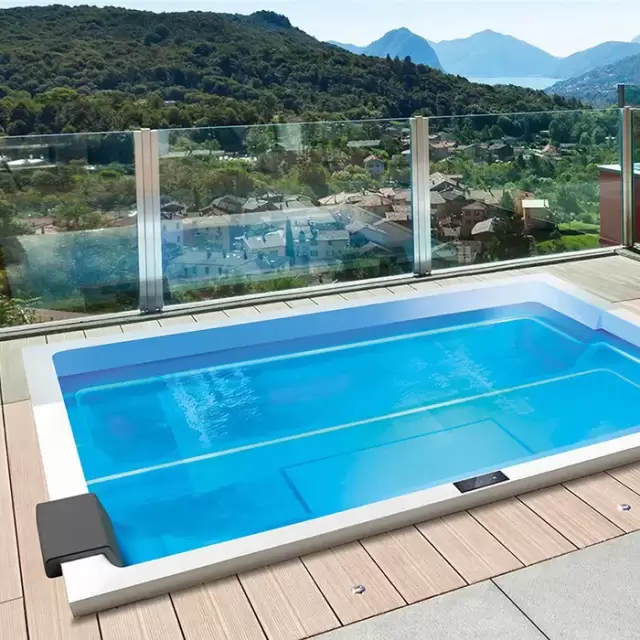 Gruppo Treesse Rest Минибассейн 240x195х85см., хромотерапия 1, озон. дезинф. внешняя панель VTR, автонаполнение и дренаж, нагрев3KW, цвет: белый