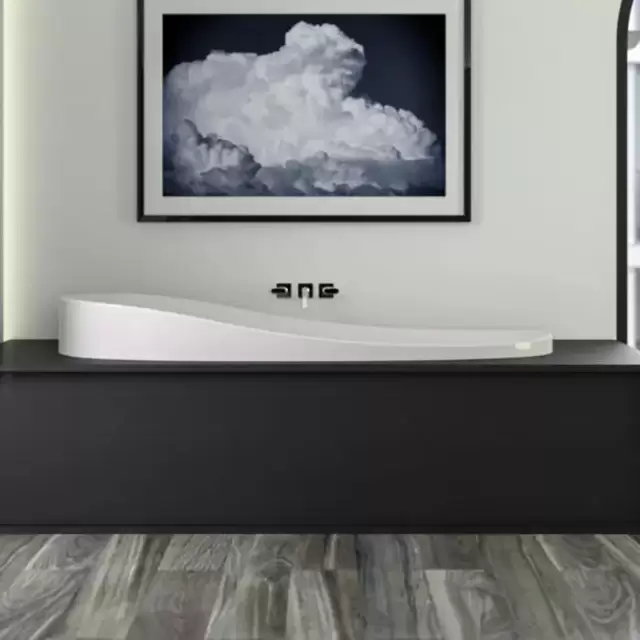 Knief Relax Fit Ванна 0400-268 встроенная 180x85x62см с ножками (перелив стандартный), без слива-перел, цвет: белый (продается со сливом 0100-091-06)