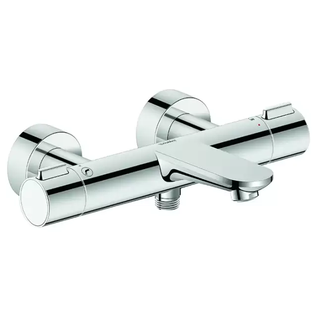 Duravit Wave Смеситель для ванны, настенный, термостатический, цвет: хром