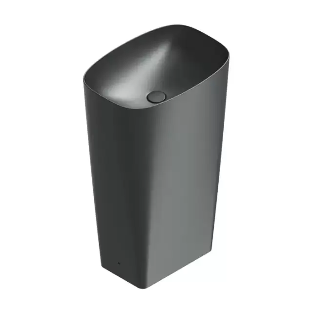 Catalano Green Раковина 55x38h85см, свободностоящая, без отв., слив в пол, цвет: черный матовый