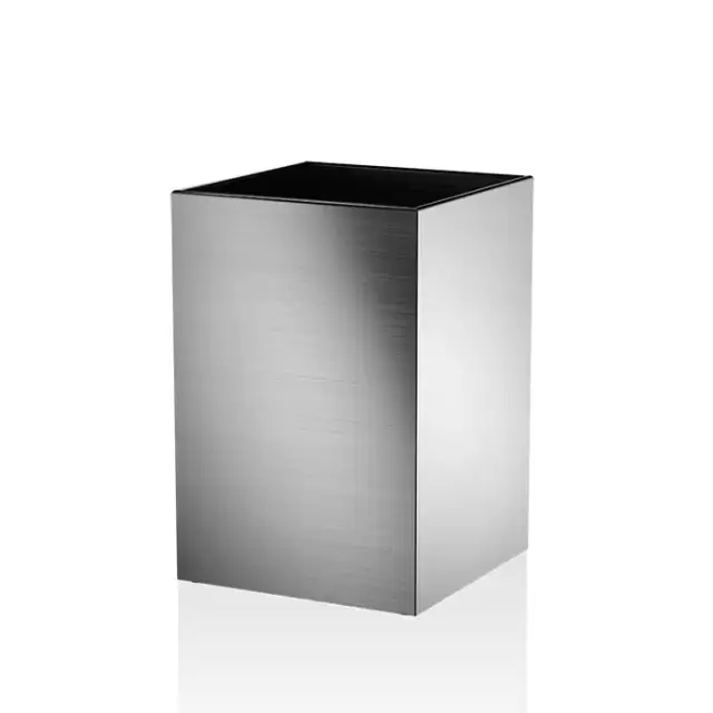 Decor Walther DW 112 Корзина для бумаги 20x20x30см, напольная, цвет: сталь полированная