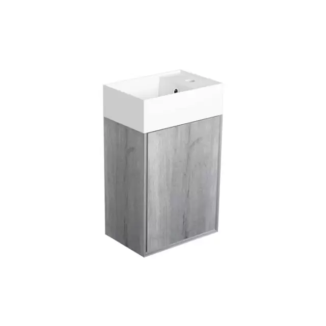 SIMAS AGILE Тумба подвесная 40x27xh51 см, для раковины AG40., 1 дверца, цвет: BARRIQUE