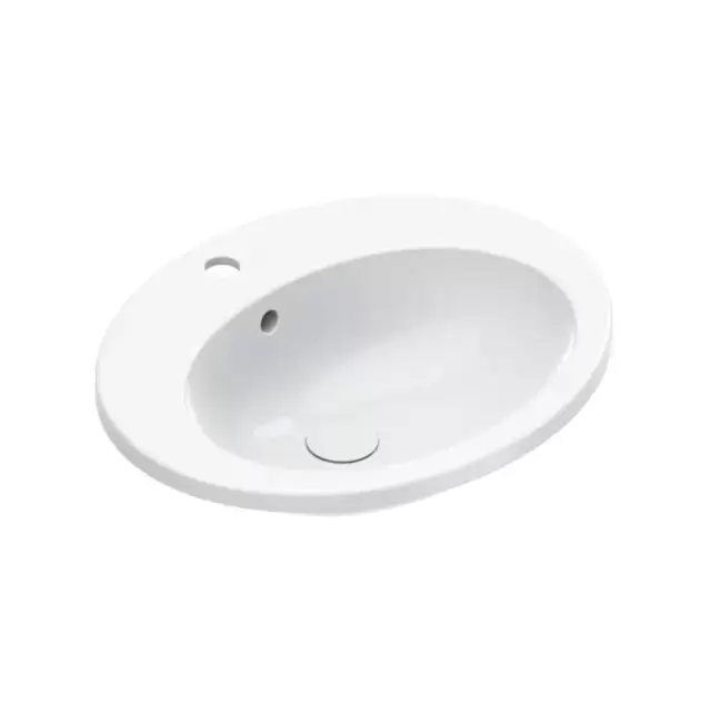 Catalano Italy Раковина 57x47см встраиваемая, с 1 отв., цвет: белый глянцевый