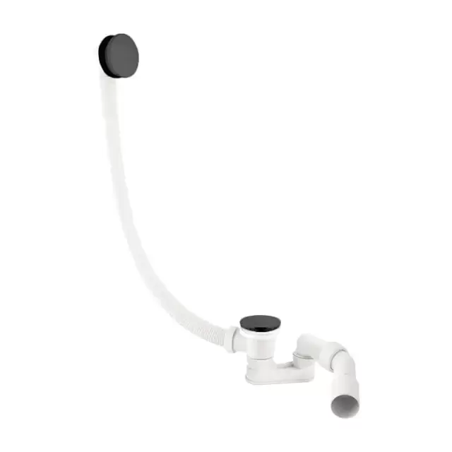 Almar Слив-перелив для ванны, цвет: черный металл брашированный PVD