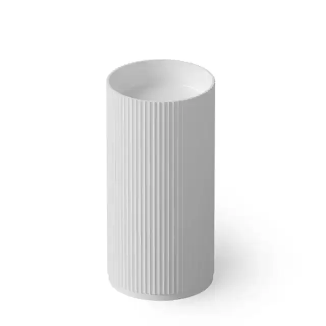 Dea Design Pedestal Basin Раковина 45х45х90см., напольная, без отв., Solid Surface, цвет: White №18