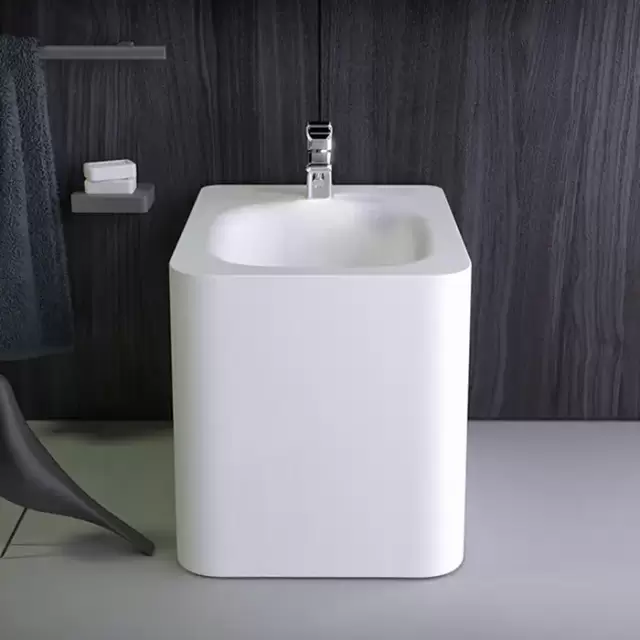 KNIEF Pride Биде напольное 51х41х42 см с 1 отв под смеситель, цвет: белый матовый