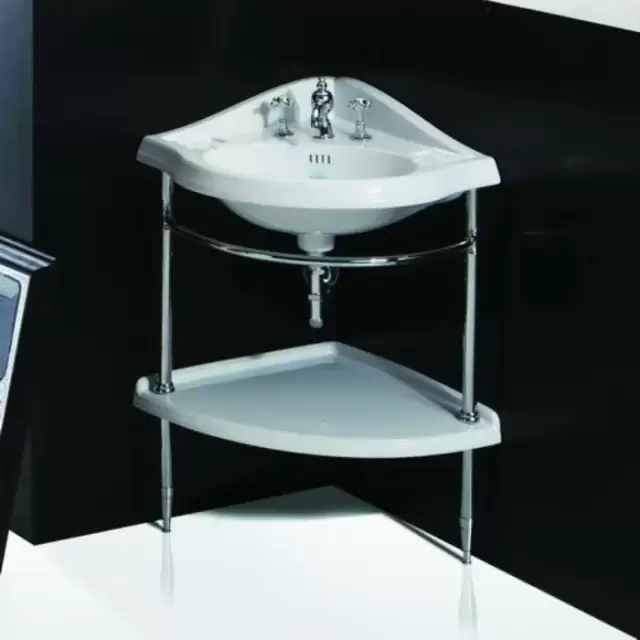 SIMAS Arcade Раковина 57.5х57.5 см, 3 отв., цвет: белый