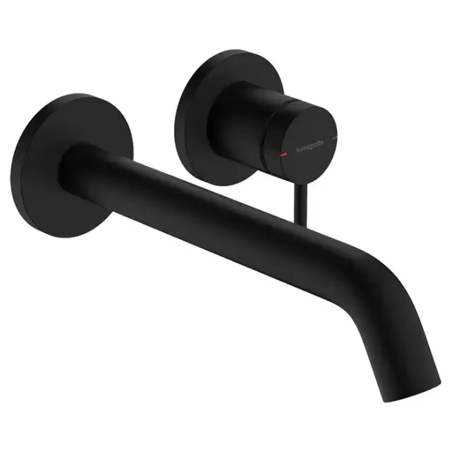 Hansgrohe Tecturis S Смеситель для раковины, встраиваесый, излив:22,5 см, цвет: черный матовый