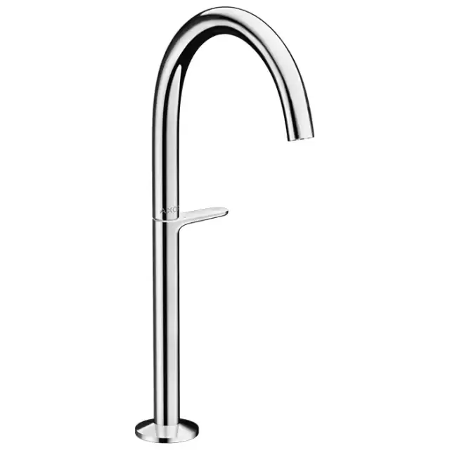 Axor One Смеситель для раковины, 1 отв., излив h260мм, Select, со сливом push-open, цвет: хром