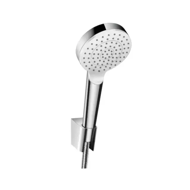 Hansgrohe Crometta 1jet Porter Ручной душ 10см., с держателем, цвет: белый/хром