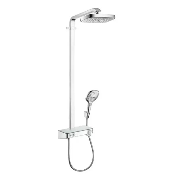 Hansgrohe Raindance Select E 300 Showerpipe Душевая система, с верхним душем 30х19см., ручным дешем, и термостатическим смесителем, цвет: хром