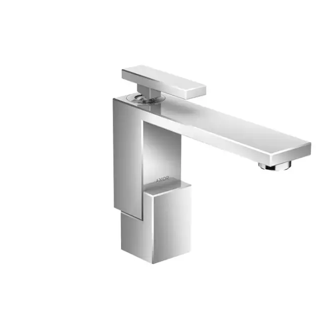 Axor Edge Смеситель для раковины, на 1 отв., с донным клапаном push/open, излив 160мм, цвет: хром