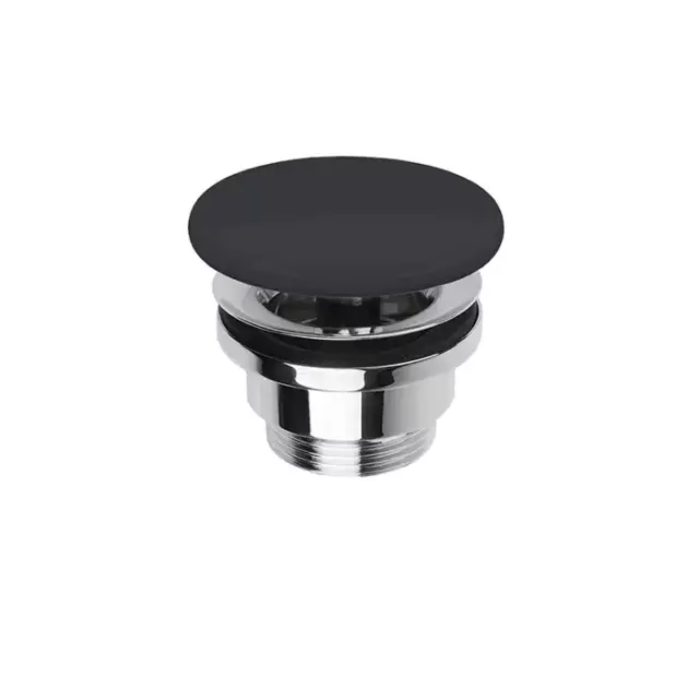 Simas Донный клапан, клик-клак, с керамической крышкой, цвет: Antracite matt