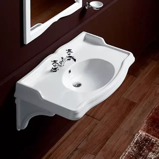 SIMAS Arcade 105 Раковина-консоль 105х56 см, 3 отв., цвет: белый