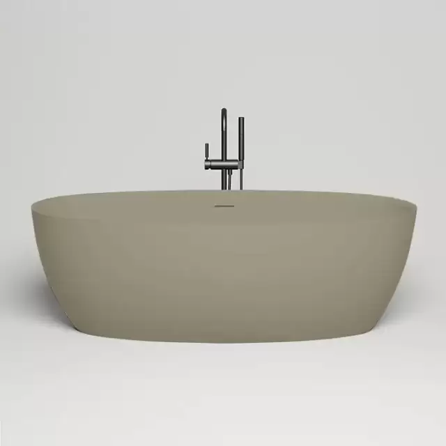 Salini Alda Ванна отдельностоящая 178х92х58см, донный клапан , сифон, слив-перелив, S-Stone, цвет: RAL7002