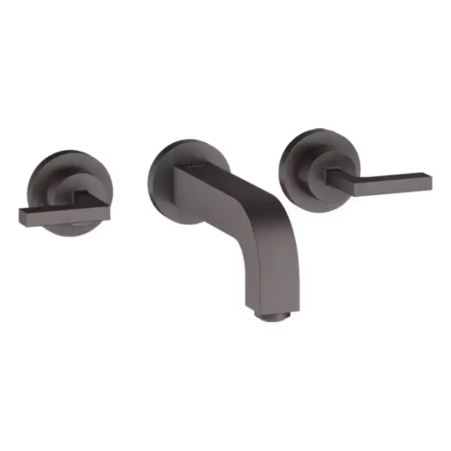 Axor Citterio Смеситель для раковины, встраиваемый, излив: 16.2см., ручка: рычаг, цвет: шлифованный черный хром