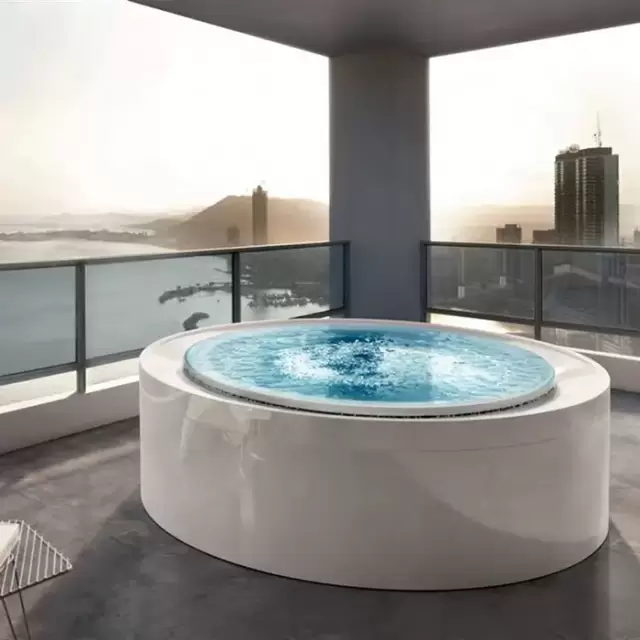 Gruppo Treesse Fusion Spa 200 Минибассейн &Oslash;200x67cм., Г/М, нагреватель 3kw, фильтр песок, хромо-wя, озон. дезинф. внешняя панель VTR, цвет: белый