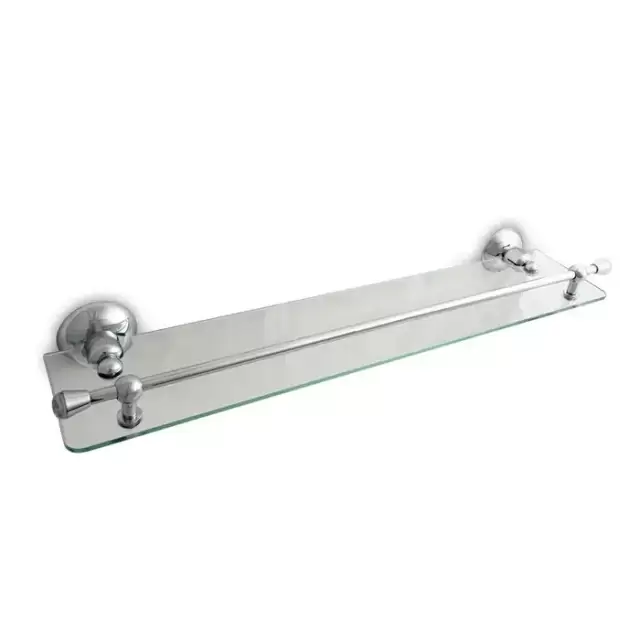 Nicolazzi Cristallo Di Rocca Полочка стеклянная 60 см, подвесной, цвет: хром