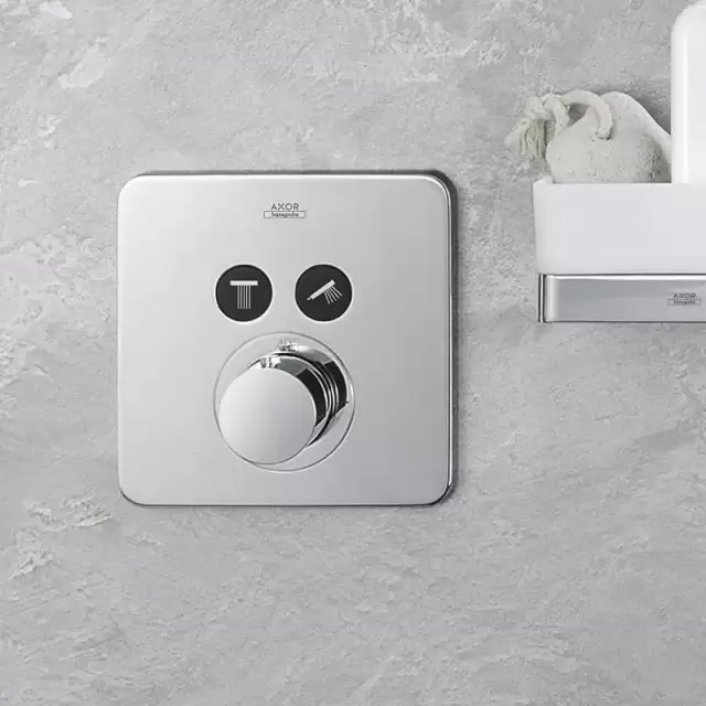 Axor ShowerSelect Термостат ShowerSelect S, для 2 потребителей, СМ, внешняя часть, цвет: хром