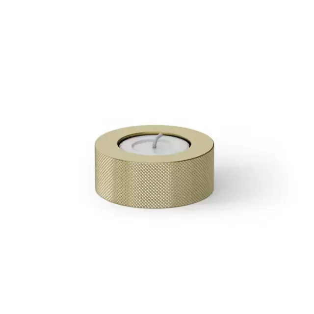 Decor Walther Club Подсвечник для чайной свечи, настольный, цвет: латунь матовая