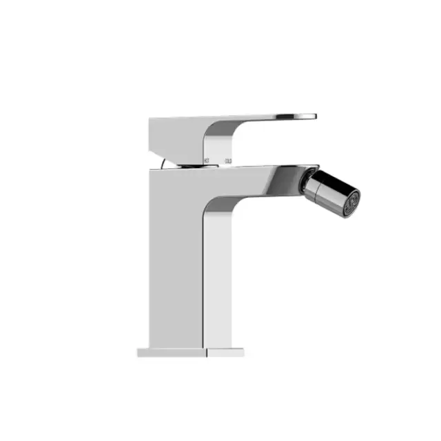 Bossini Gillo Смеситель для биде GILLO с донным клапаном 1&rdquo;1/4 и гибкая подводка из нерж. Стали, цвет: хром