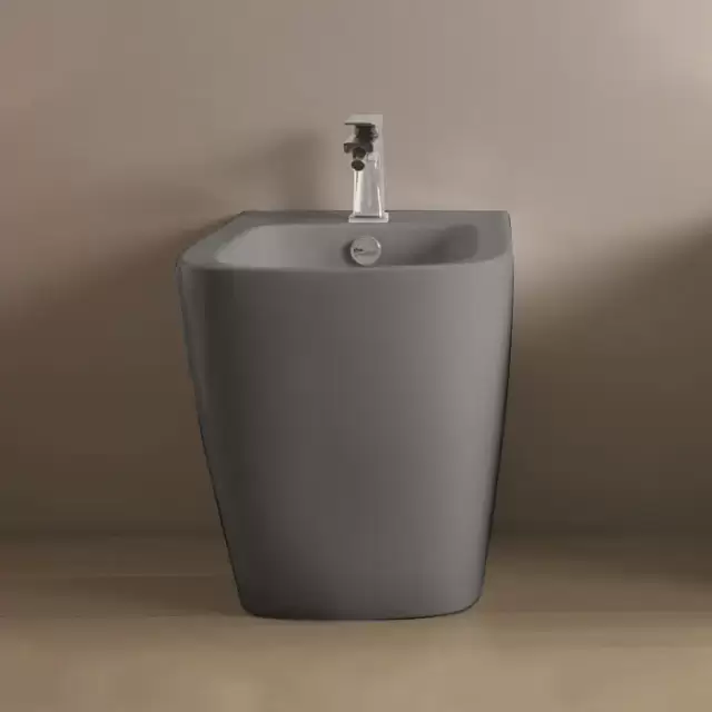 Artceram A16 Биде напольное 52,5х36хh42см, с 1 отв под смеситель, цвет: grigio oliva