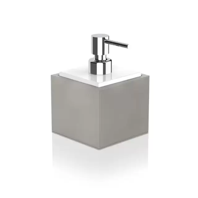 Decor Walther Brownie SSP Дозатор для мыла - Искусственная кожа, цвет: хром