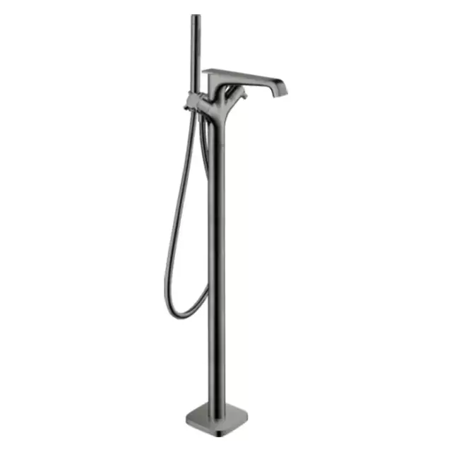 Axor Citterio E Смеситель для ванны, напольный, термостатический, с ручным душем, цвет: полированный черный хром