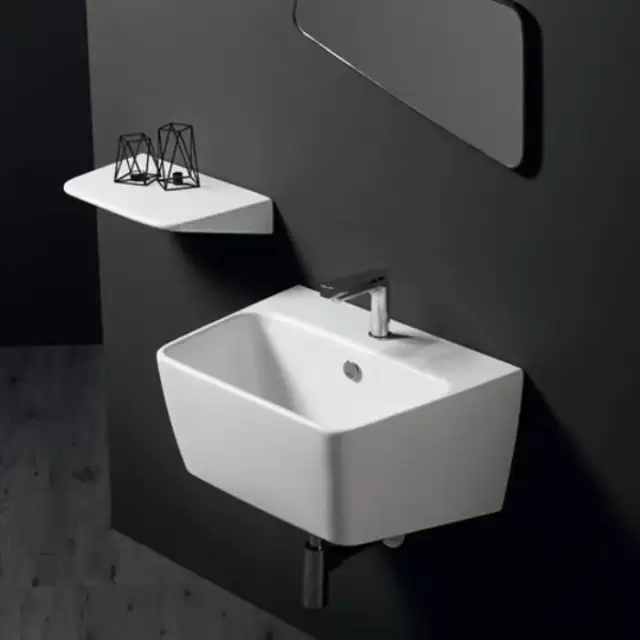 Simas Degrade Раковина 60х45 см см, 1 отв., цвет: белый