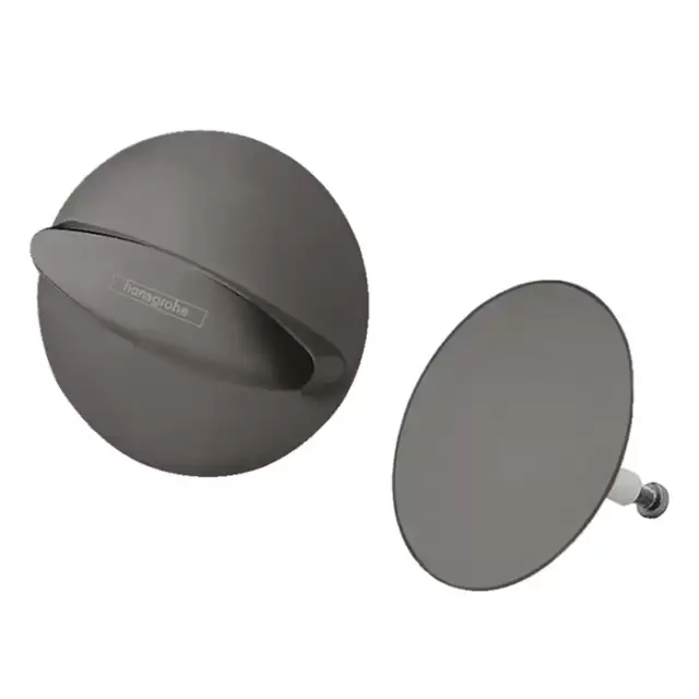 Hansgrohe Flexaplus Накладки для слив-перелива, цвет: шлифованный черный хром