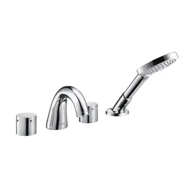 Axor Starck, Смеситель на край ванны, на 4отверстия, внешняя часть, цвет: хром