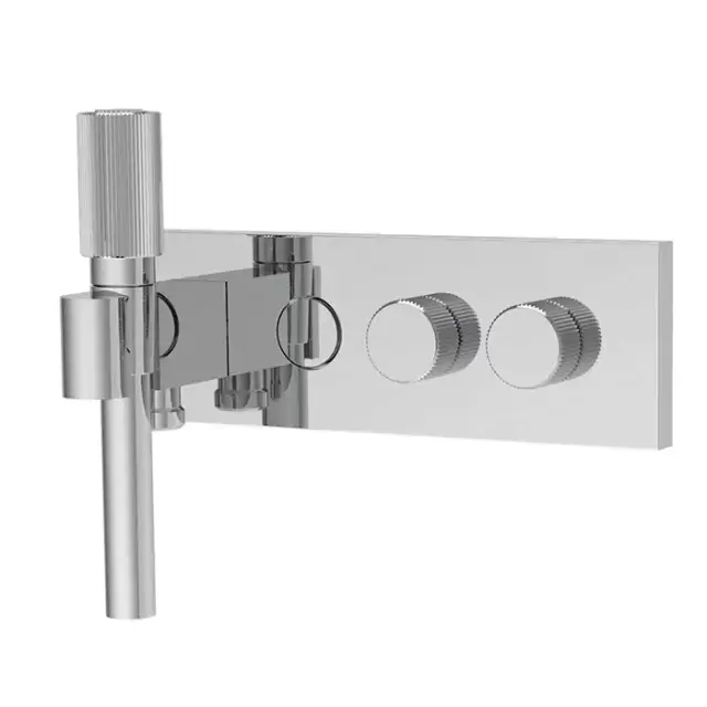 Fima Carlo Frattini Switch ON Смеситель для душа, встраиваемый, с ручным душем и переключателем на 2 выхода, цвет: хром