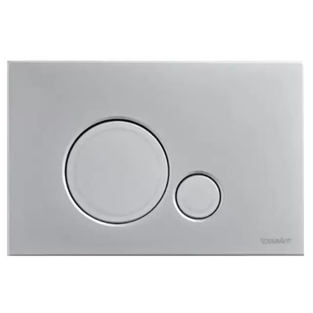 Duravit DuraSystem Beta 120 Клавиша смыва для унитаза, пластик, хром матовый