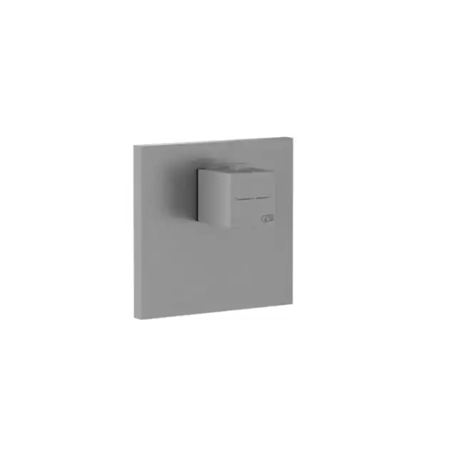 Gessi Rettangolo Встраиваемый термостат для душа, с 1 выходом, внешняя часть, цвет: хром