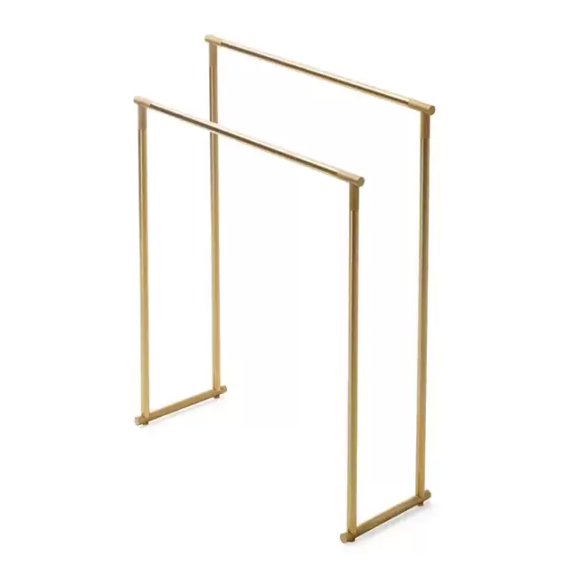 Decor Walther Club Полотенцедержатель 87см., напольный, двойной, цвет: золото матовое/золото матовое