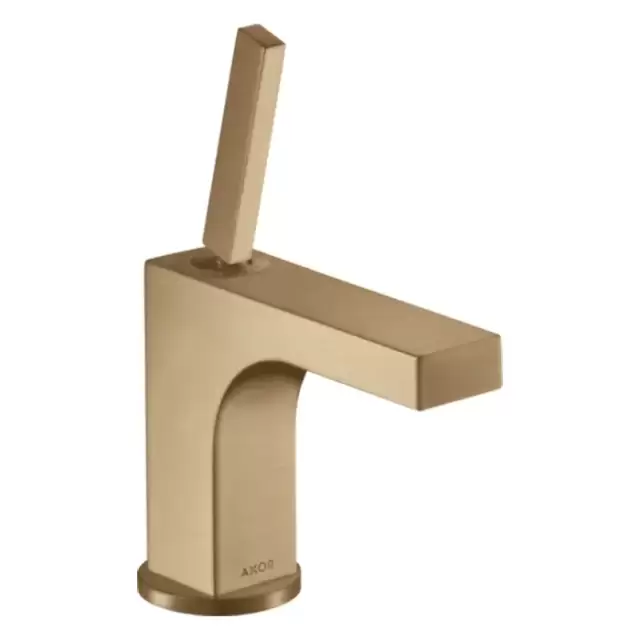 Axor Citterio Смеситель для раковины 90, на 1 отв., с донным клапаном, цвет: шлифованная бронза