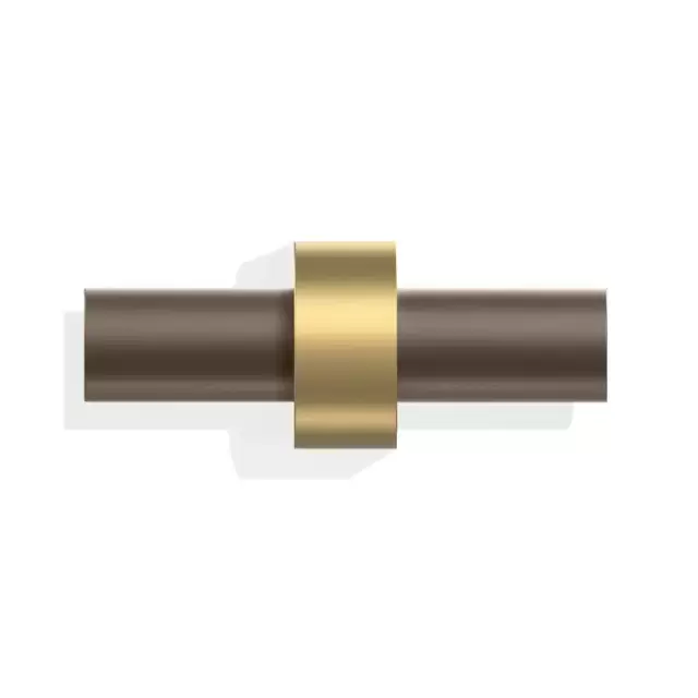 Decor Walther Century HAK2 Крючок двойной, цвет: золото матовое/бронза