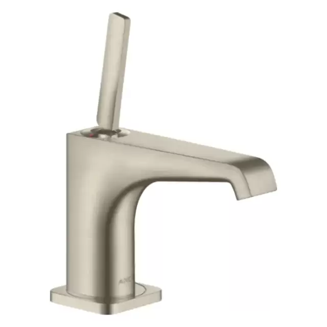 Axor Citterio E Смеситель для раковины 90, на 1 отв., цвет: шлифованный никель