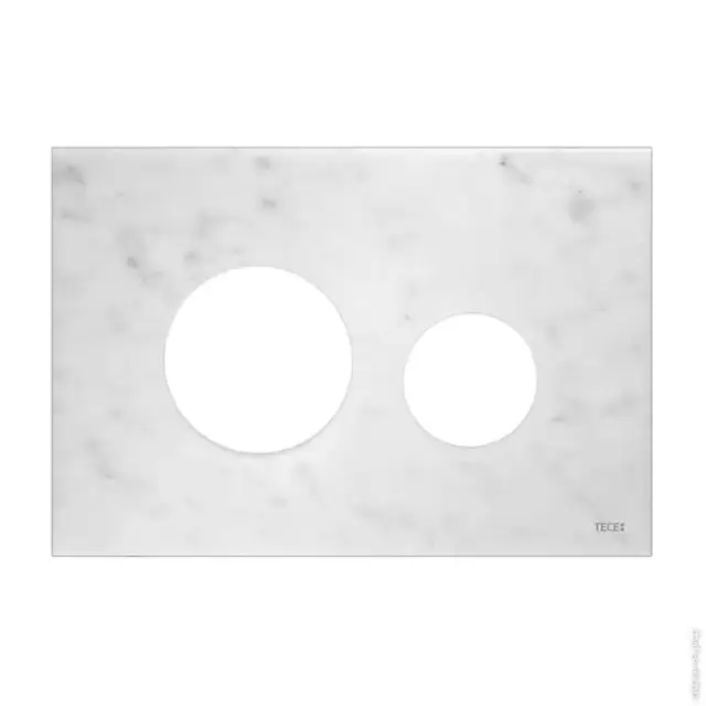 TECE TECEloop Лицевая панель клавиши смыва для унитаза, цвет: белый мрамор